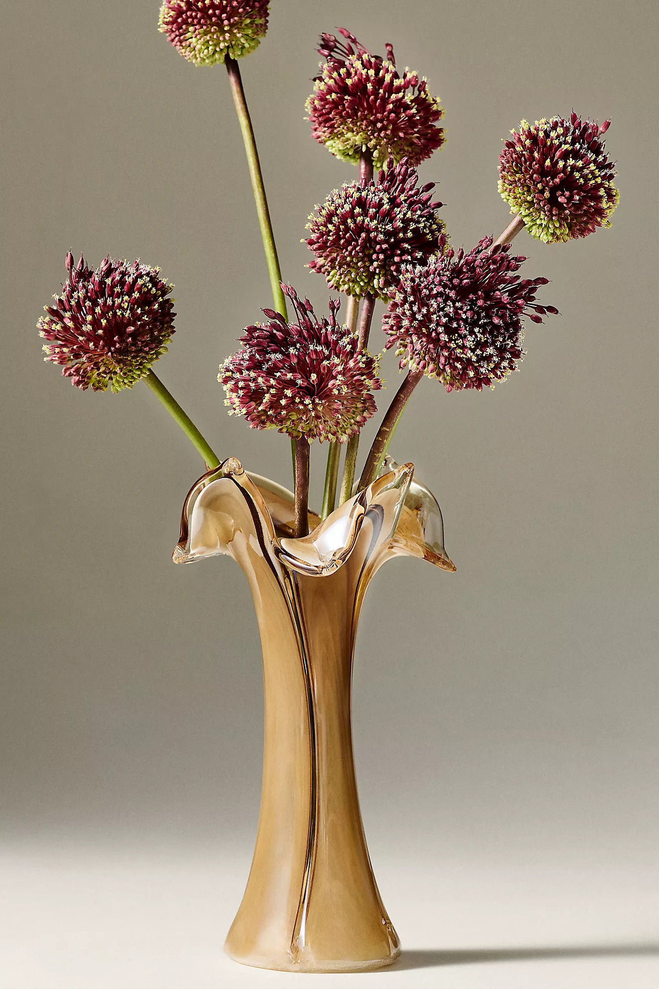 Vietri Onda Italian Glass Vase Tall | Anthropologie (US)
