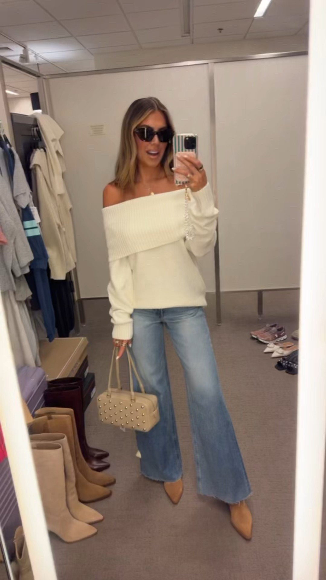 Love the off the shoulder detail! Jeans size 27 and sweater small 

#LTKSaleAlert #LTKSeasonal #LTKStyleTip