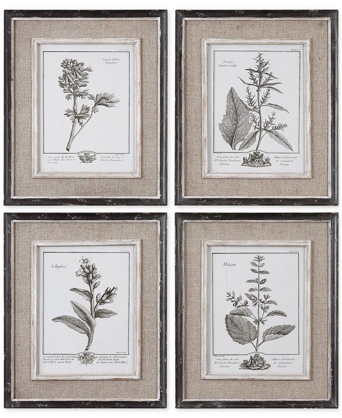 Casual Gray Study Wall Art I, II, III, IV, Set of 4 | Macys (US)