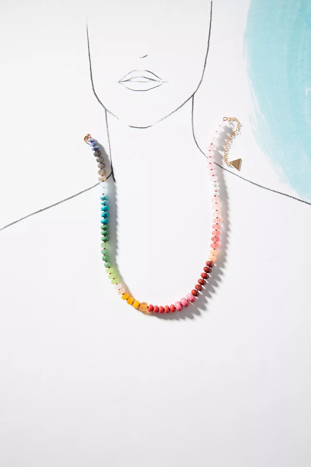 Rainbow Stone Necklace | Anthropologie (US)