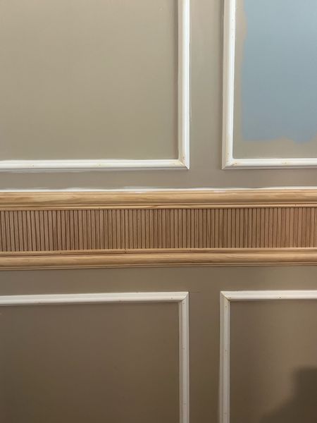 All the wood/moulding I used to make this wall  