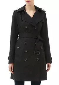 Kimi & Kai Waterproof Double Breasted Trench Coat | Belk