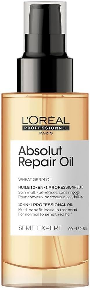 L'Oreal Professionnel Absolut Repair 10-in-1 Leave-in Oil | Nourishes, Resurfaces & Repairs | Wit... | Amazon (US)