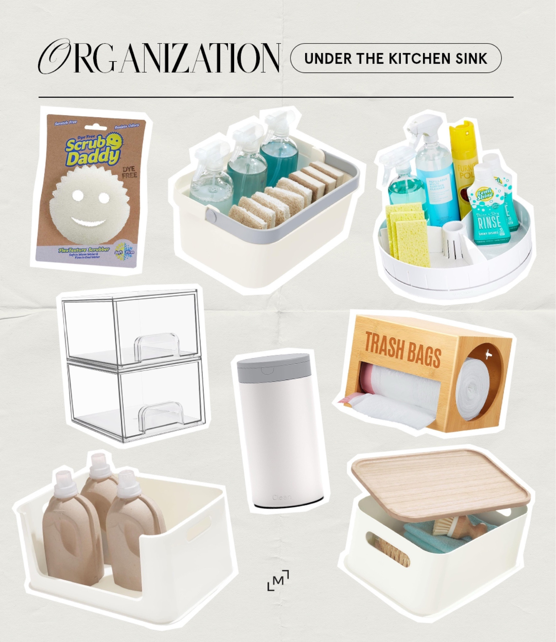 under the kitchen sink organization 

#LTKHome #LTKFindsUnder50