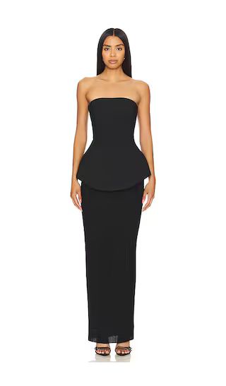 Arella Maxi Dress in Black | Revolve Clothing (Global)