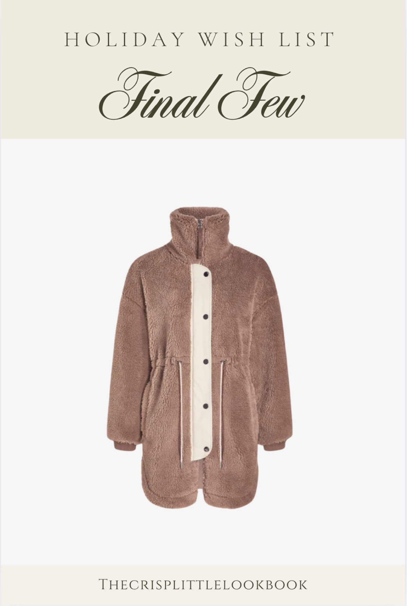 The Varley Sherpa coat is almost gone … only a few left!  I linked to a few more options in case your size is out of stock 💛

#LTKSaleAlert #LTKGiftGuide #LTKCyberWeek