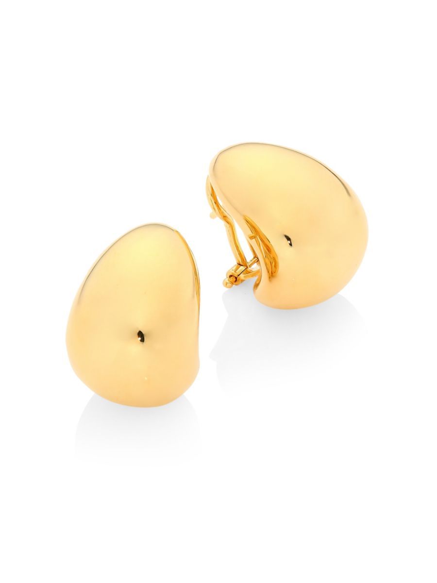 Roberto Coin 18K Yellow Gold Domed Stud Earrings | Saks Fifth Avenue