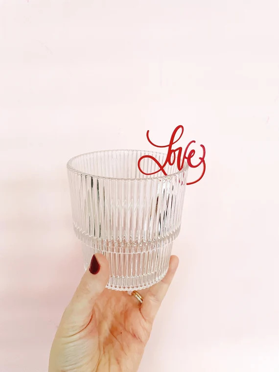 Valentine Drink Tags Love Drink Tags Galentines Party | Etsy | Etsy (US)