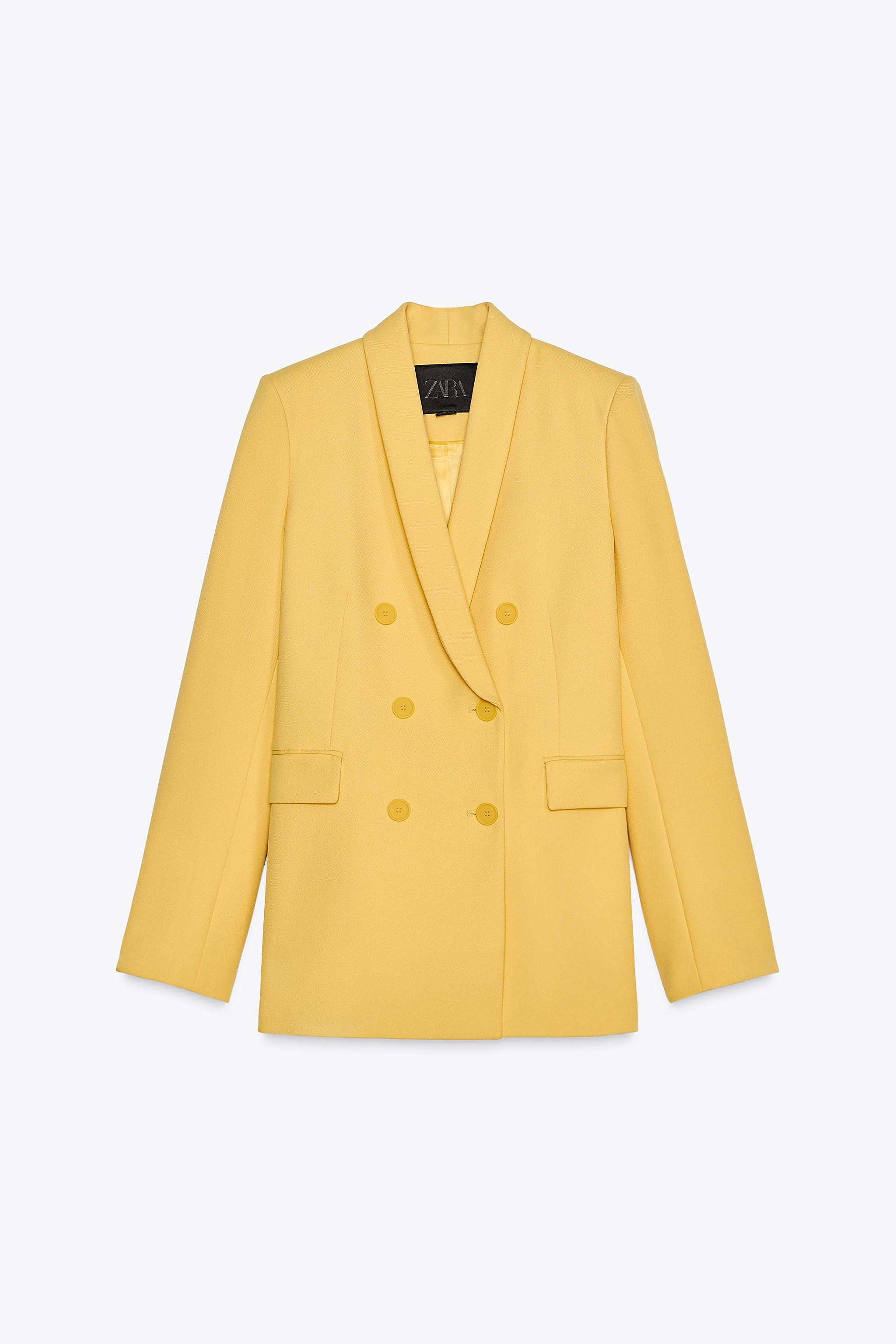 ZW COLLECTION STRAIGHT TUXEDO-STYLE COLLAR BLAZER | Zara UK