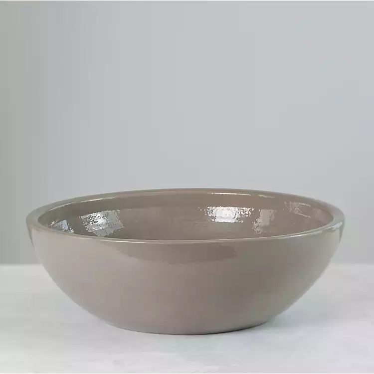 Soft Gray Terracotta Bowl | Kirkland's Home