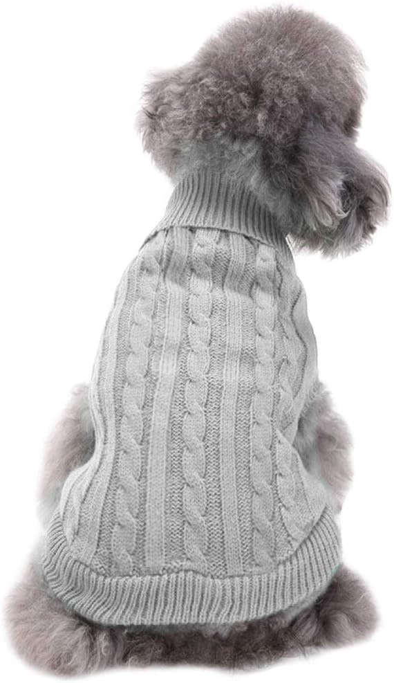 CHBORCHICEN Small Dog Sweaters Knitted Pet Cat Warm Dog Sweatshirt Winter Clothes Kitten Puppy Sw... | Amazon (US)
