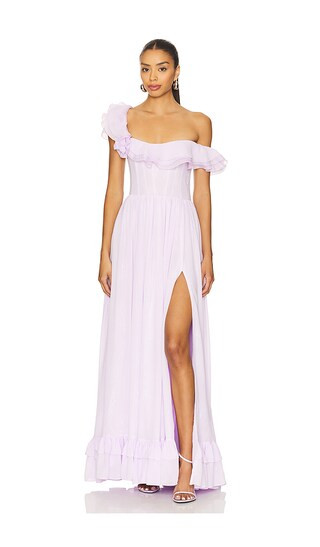 Rosetta Dress in Lavender Fog | Revolve Clothing (Global)