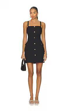 Karina Grimaldi Rachel Mini Dress in Black from Revolve.com | Revolve Clothing (Global)