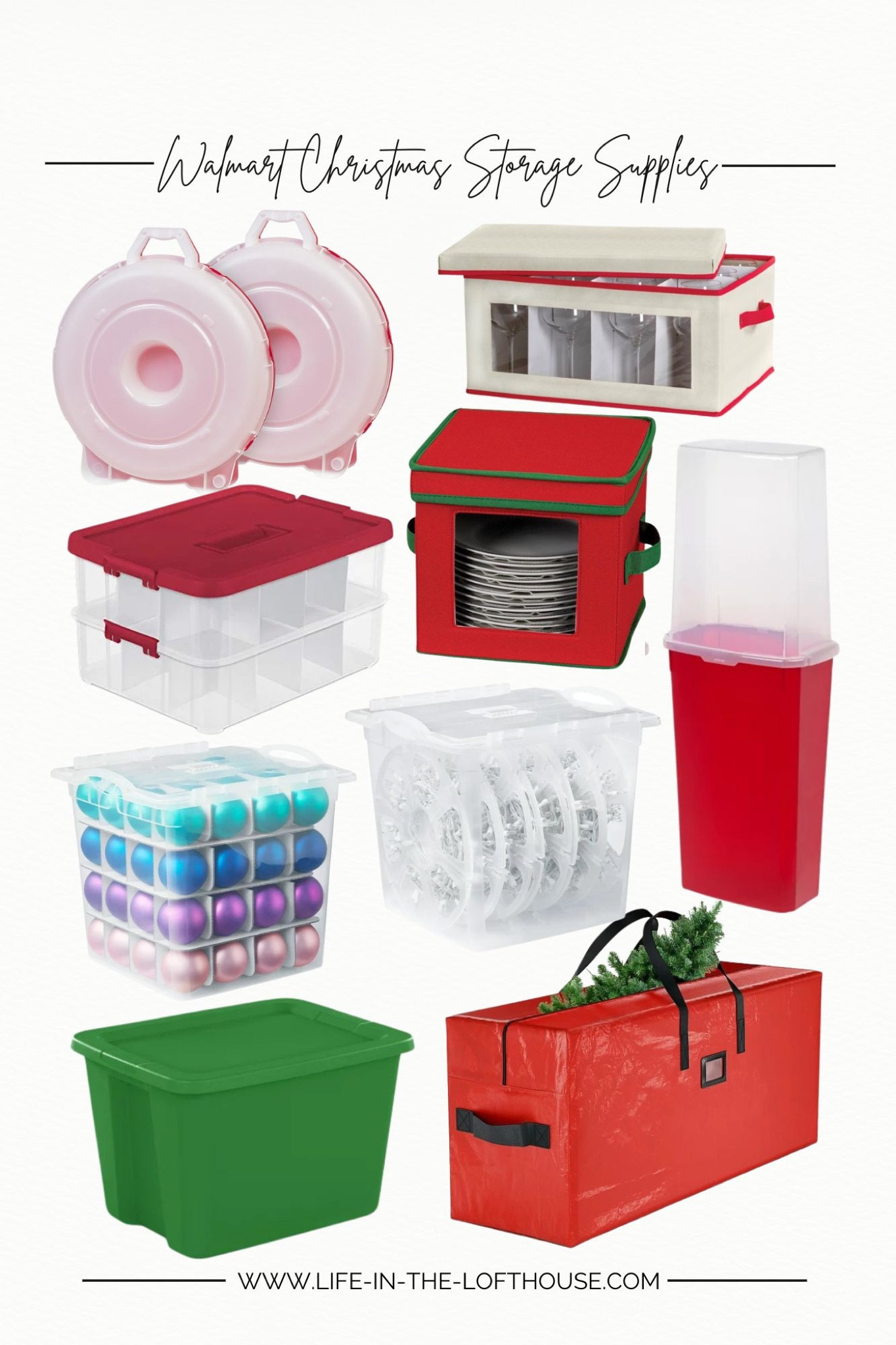 Getting prepared to put your beautiful Christmas decorations away! Here is everything you need to storage it all nice and neat for next year! 🎄#walmarthome #storage 

#LTKHoliday #LTKhome #LTKSeasonal