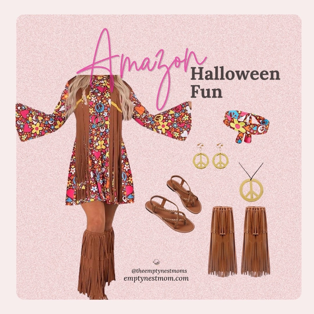 ✌️ Groovy vibes are calling. 🌼🤎

This retro-inspired outfit is such a fun Halloween option—and the best part is you might actually want to wear the pieces again after October. 🤣

Love the fringe details! ✨

Everything is linked! 🤍

#LTKHalloween #HalloweenOutfit #GroovyStyle #HippieCostume #FallFashion #LTKFinds #HalloweenInspo #TheEmptyNestMom