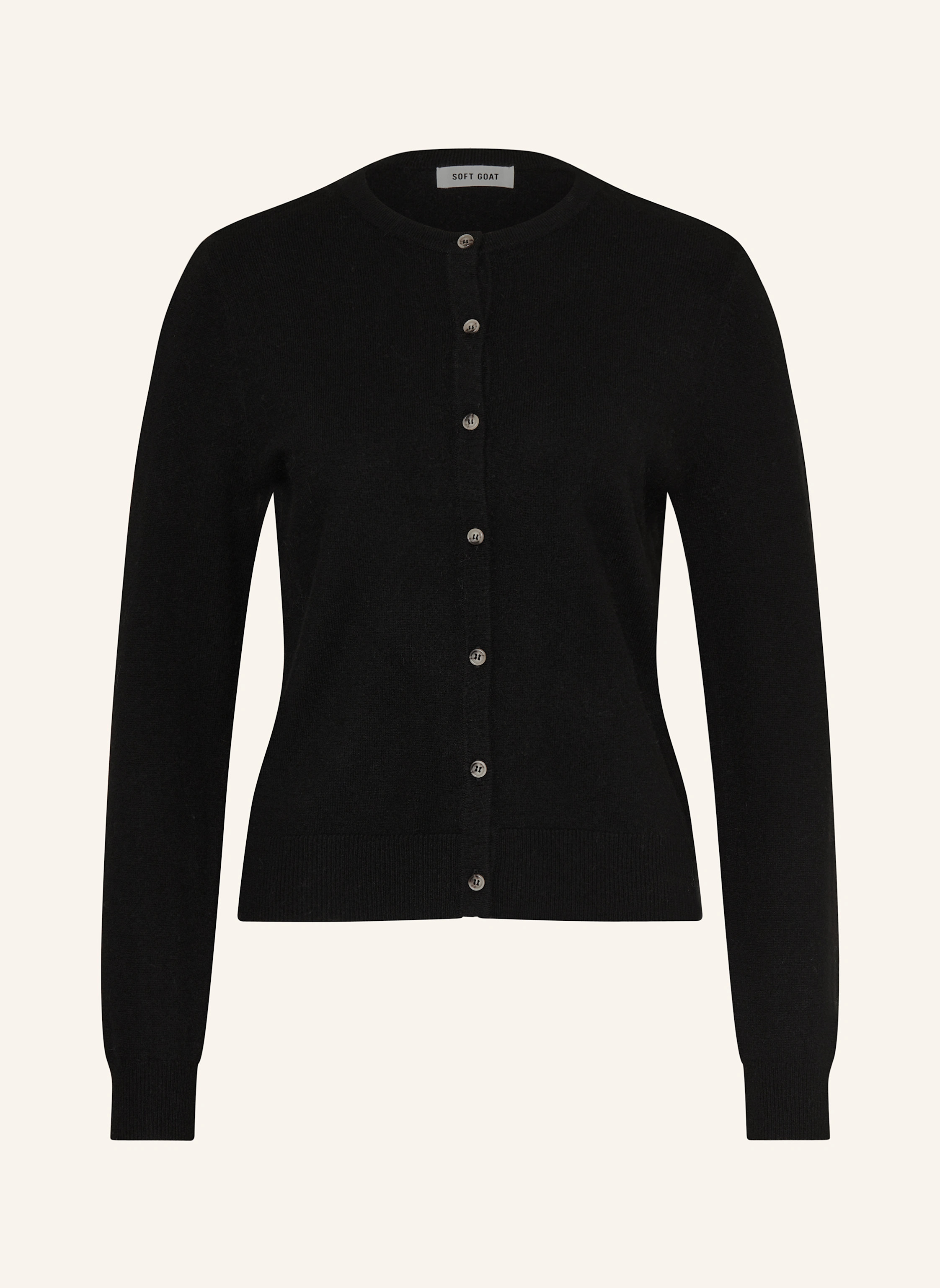 SOFT GOAT Strickjacke aus Cashmere in schwarz | Breuninger (DACH)