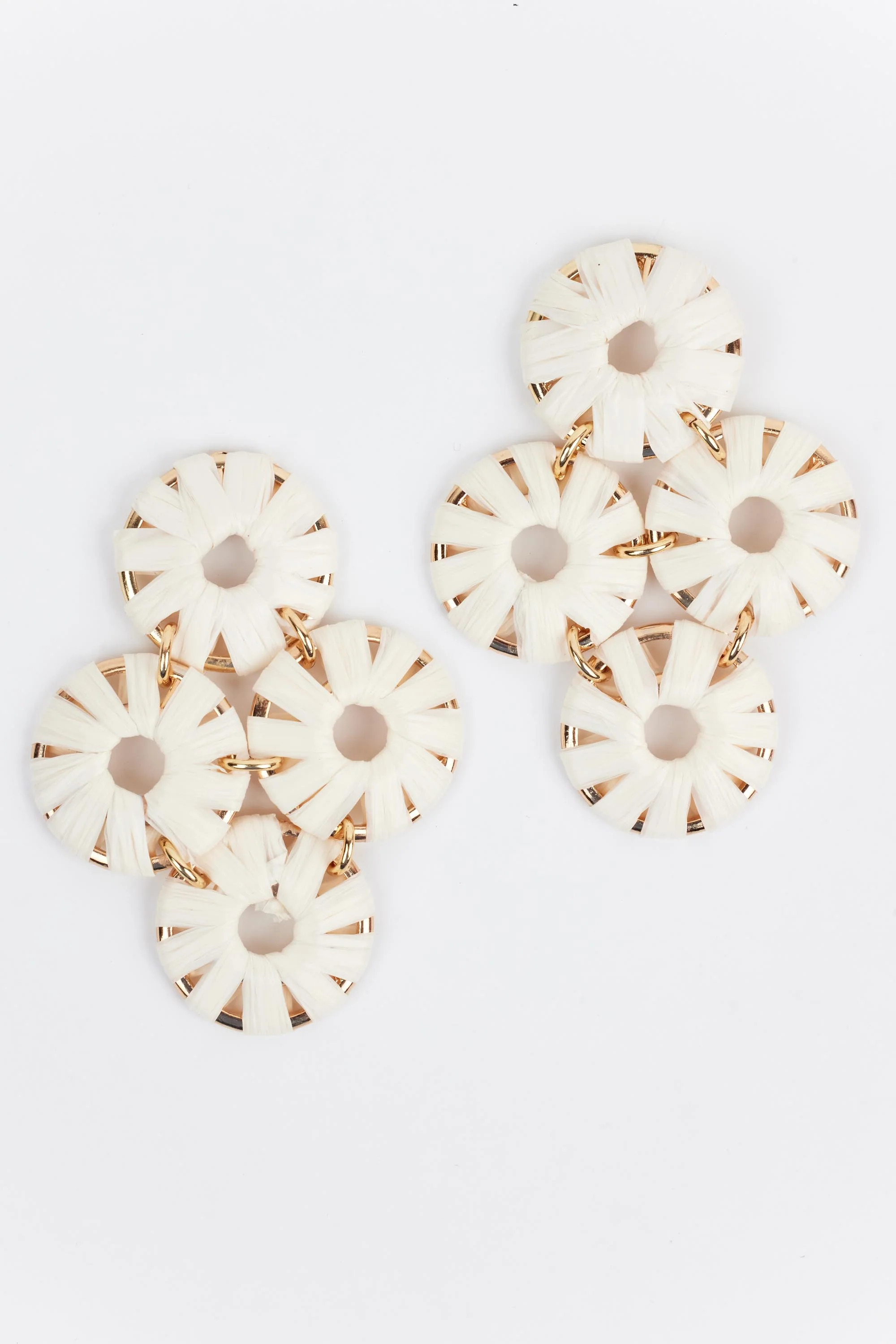 Monica Earrings- White | Avara