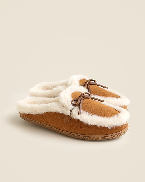 Lodge mules in suede | J. Crew US