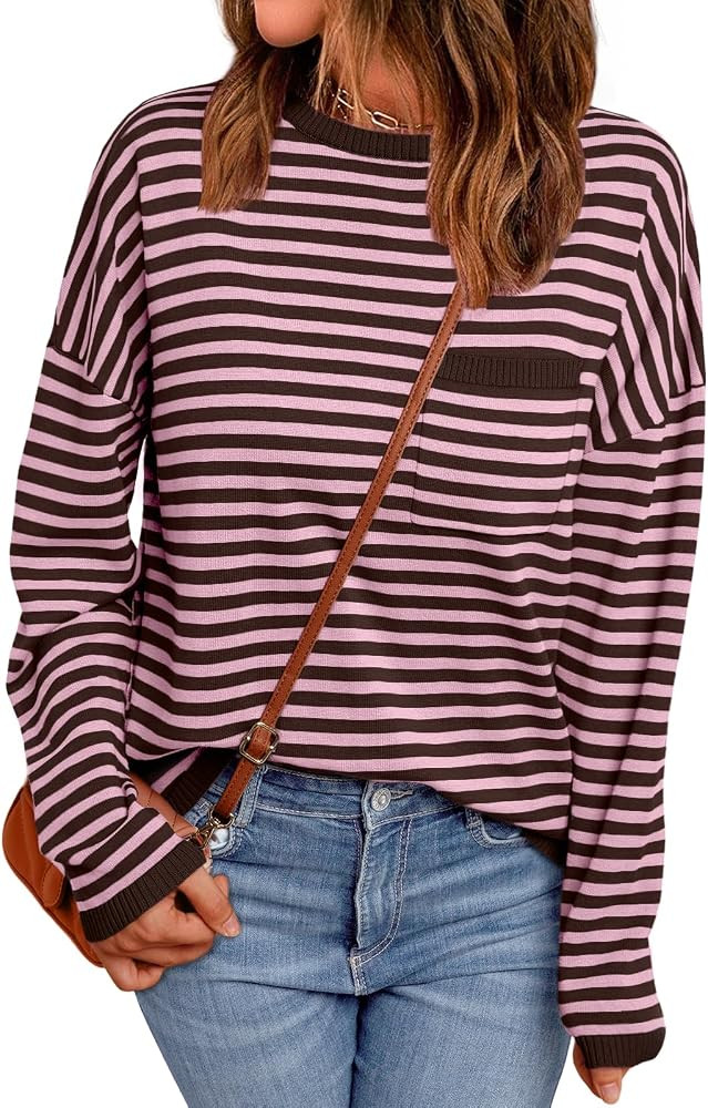 LILLUSORY Womens Striped Lightweight Sweaters 2026 Fall Fashion Outfits | Amazon (US)