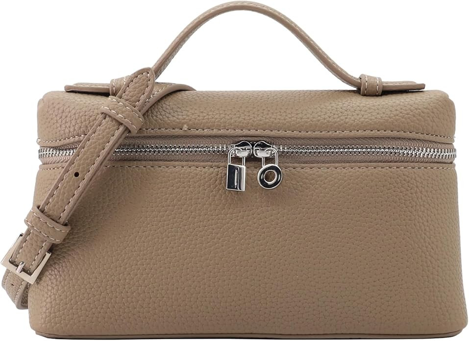 Crossbody Bag for Women Top-Handle Pouch Bag Designer Shoulder Leather Handbag Trendy Purse | Amazon (US)