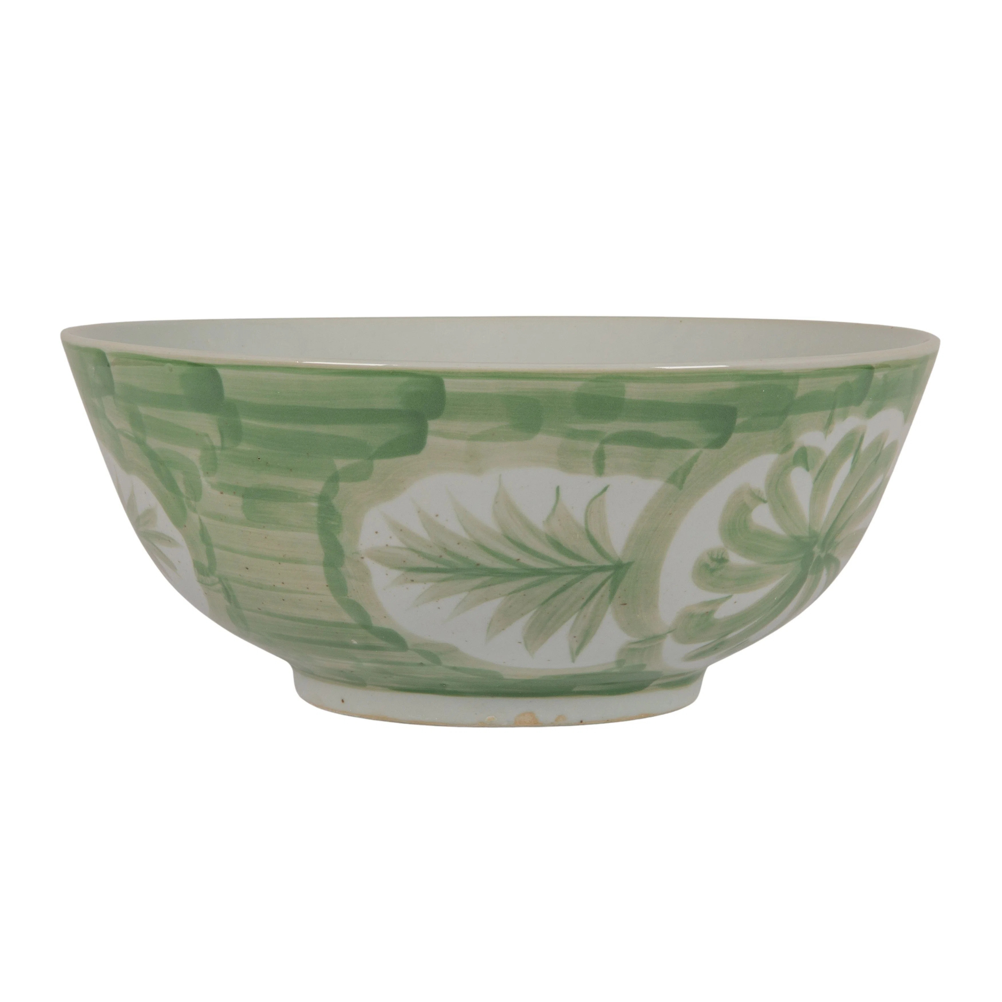 Caspen Hand Painted Stoneware Bowl with Floral Design | Wayfair North America