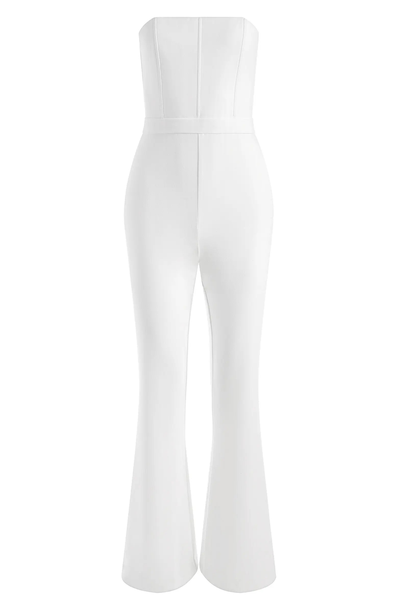 Lavera Strapless Flare Leg Jumpsuit | Nordstrom