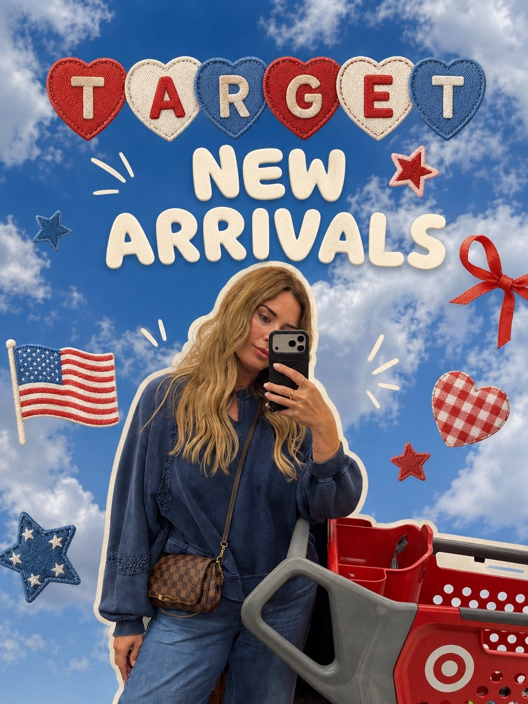 Red, White & NEW 🇺🇸🎯✨ if it’s Stars and Stripes it’s coming home with me!! @target #targetpartner 

Comment AMERICANA for a link 🔗