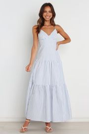 Marigold Dress - Blue Stripe | Petal & Pup (AU)