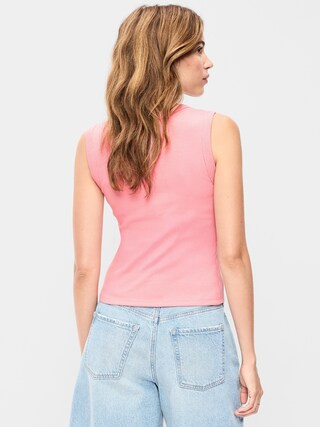 Snug Crop V-Neck Tank Top | Old Navy (US)