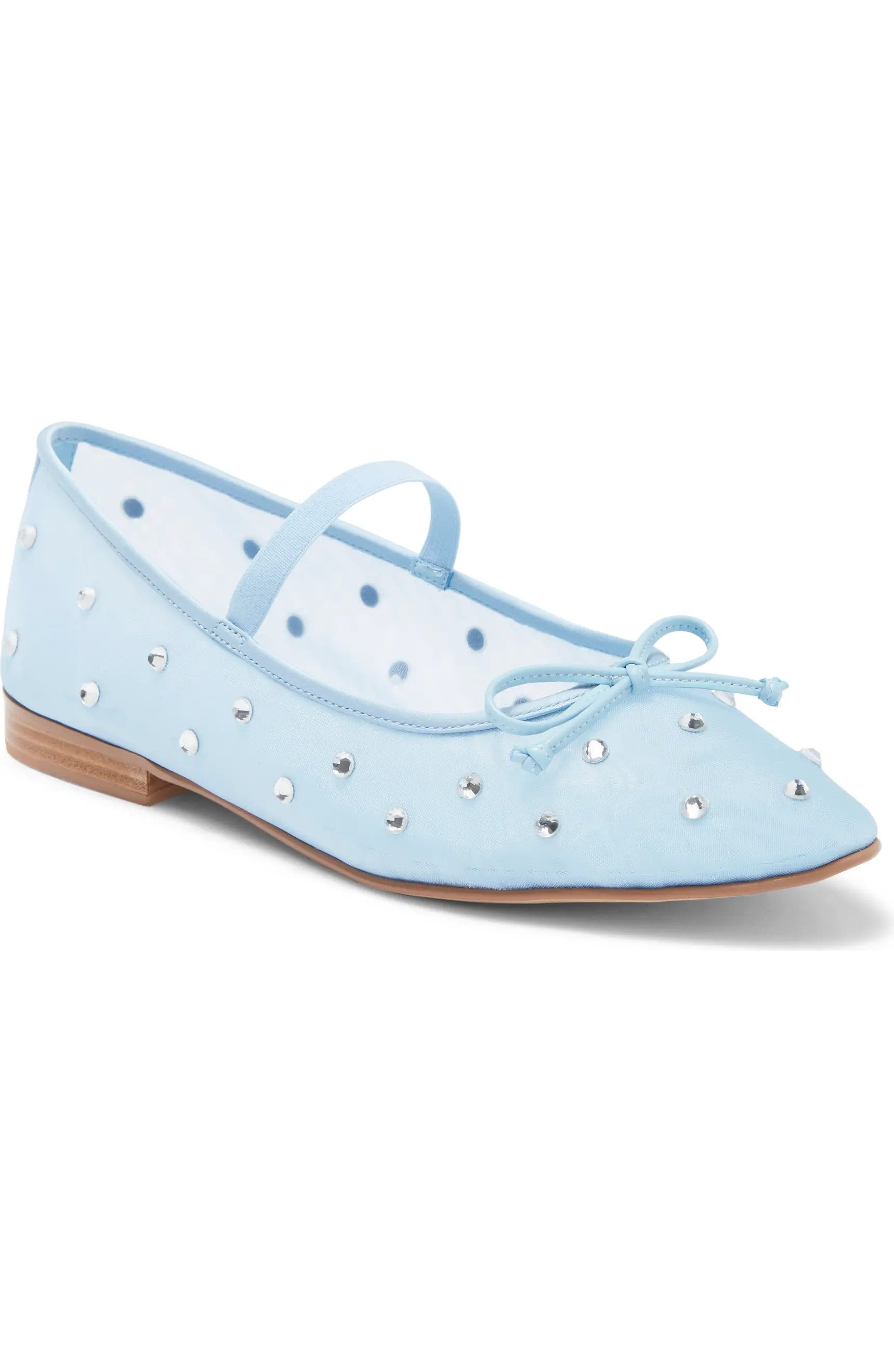 Releve Crystal Embellished Mary Jane Flat (Women) | Nordstrom