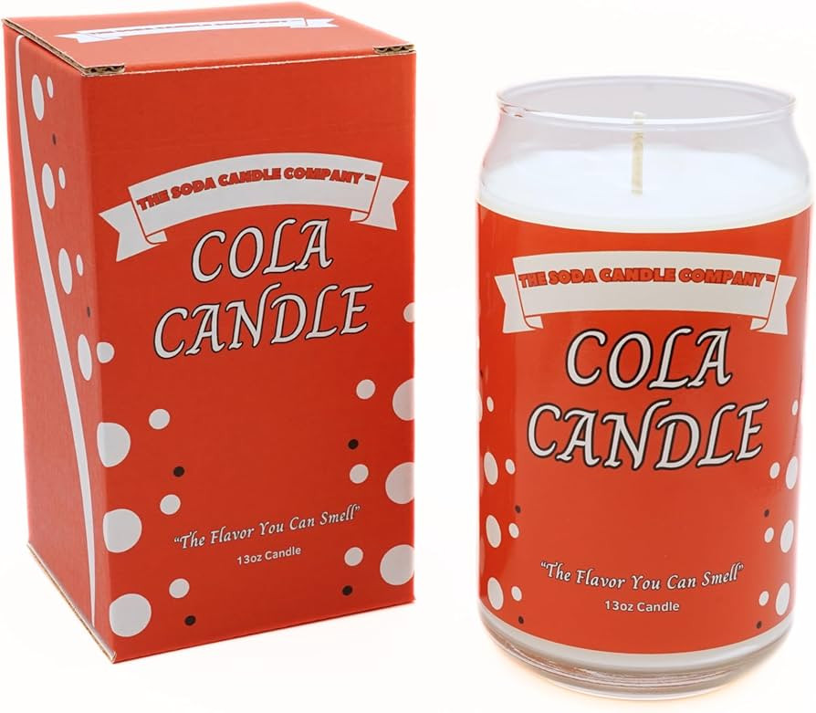 Cola Soda Scented Candle, 13oz, 100% All-Natural Wax, Gift | Amazon (US)