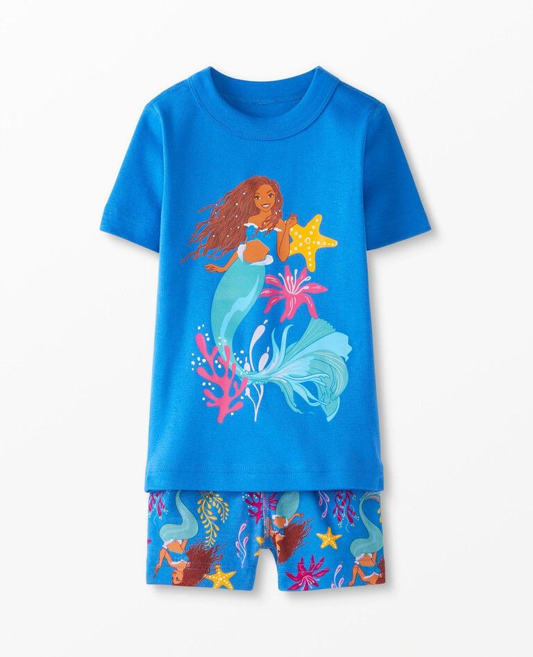 Disney's Little Mermaid Short John Pajama Set | Hanna Andersson