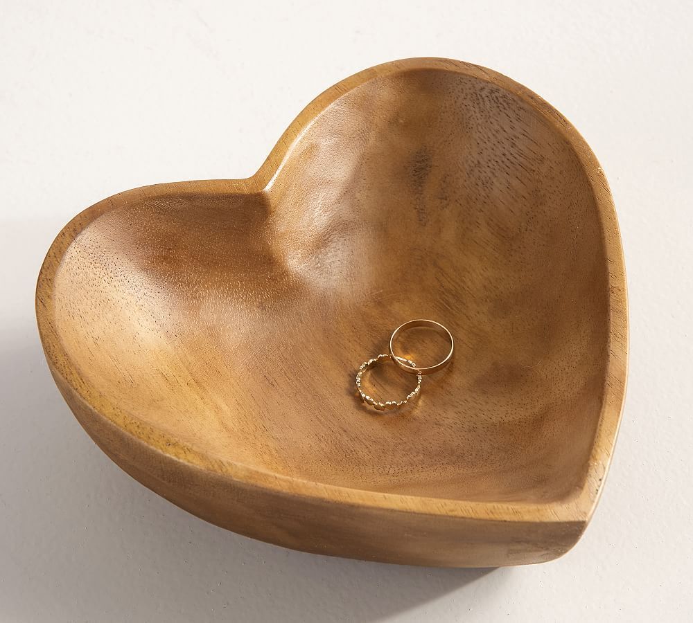 Wooden Heart Tray | Pottery Barn (US)