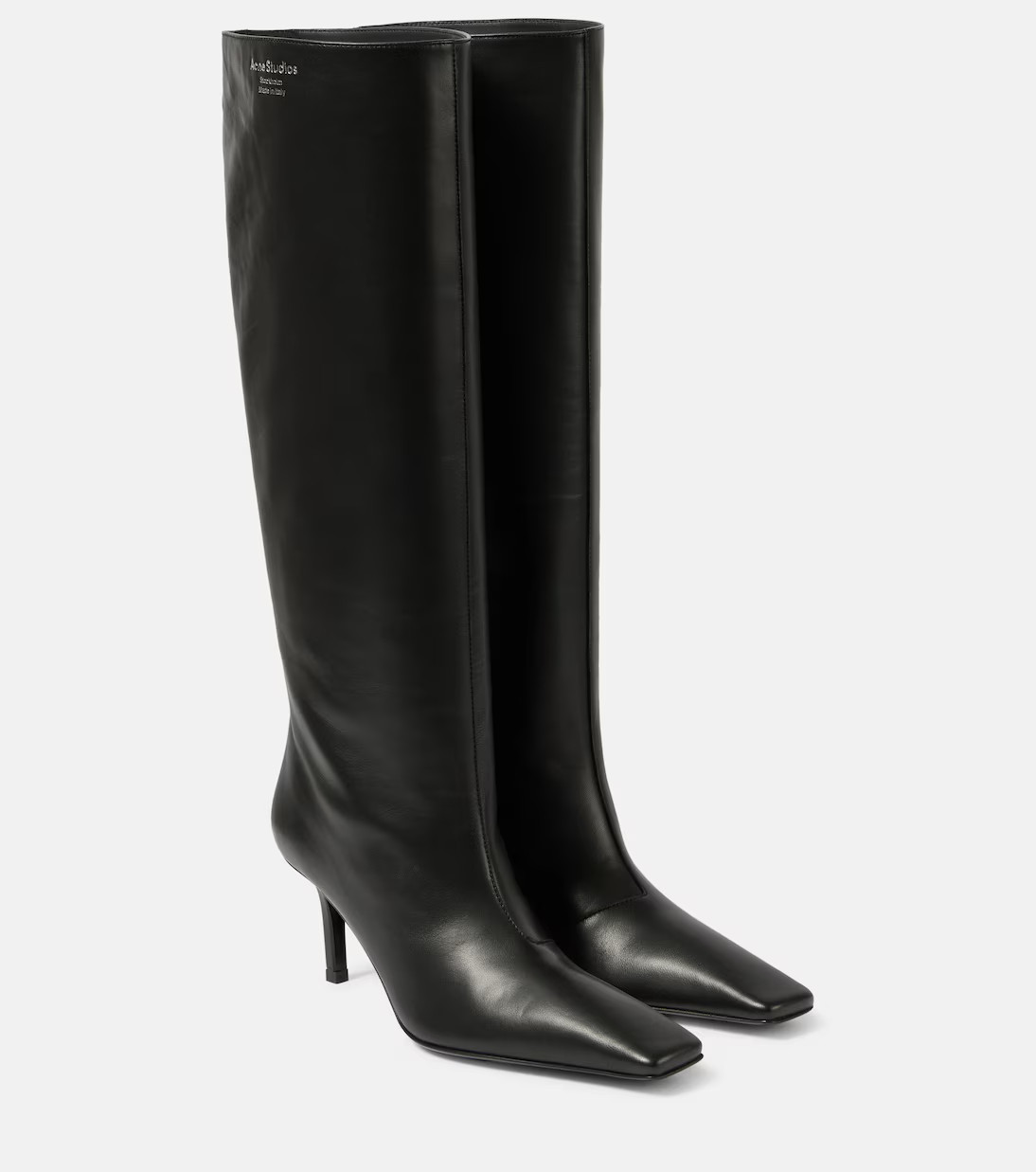 Leather knee-high boots | Mytheresa (UK)