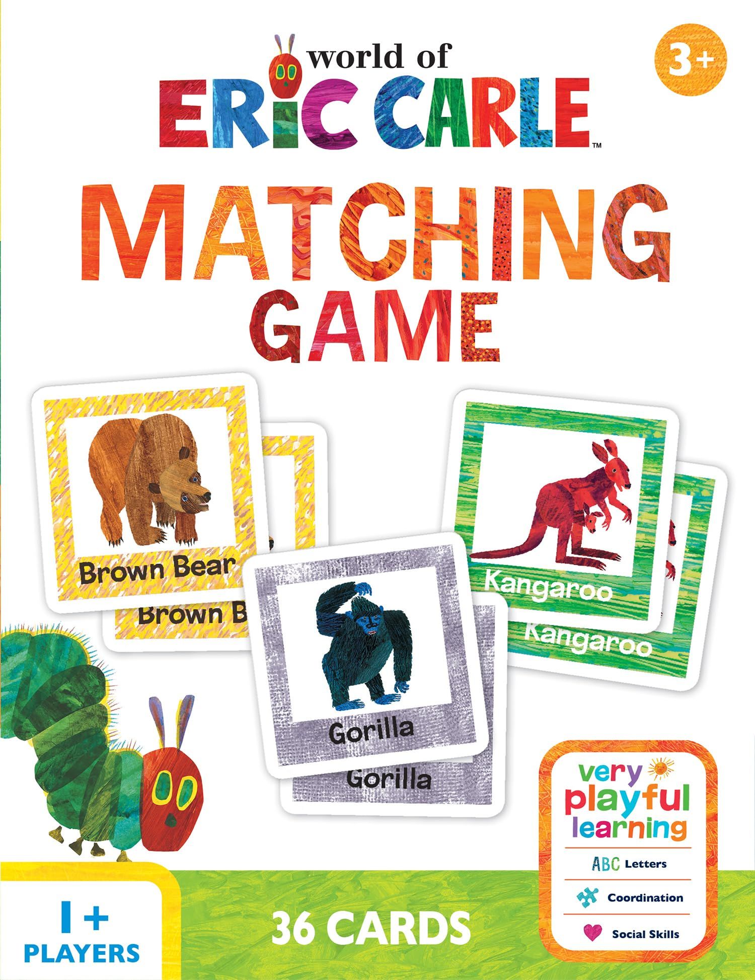 Masterpieces World of Eric Carle Matching Travel Card Game for Kids | Amazon (US)