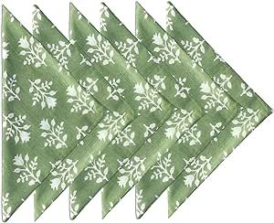 Craftbot Soft Cotton Dinner Napkins 18x18 inches - Washable Thin Cloth Napkins Set of 6 - Everyda... | Amazon (US)