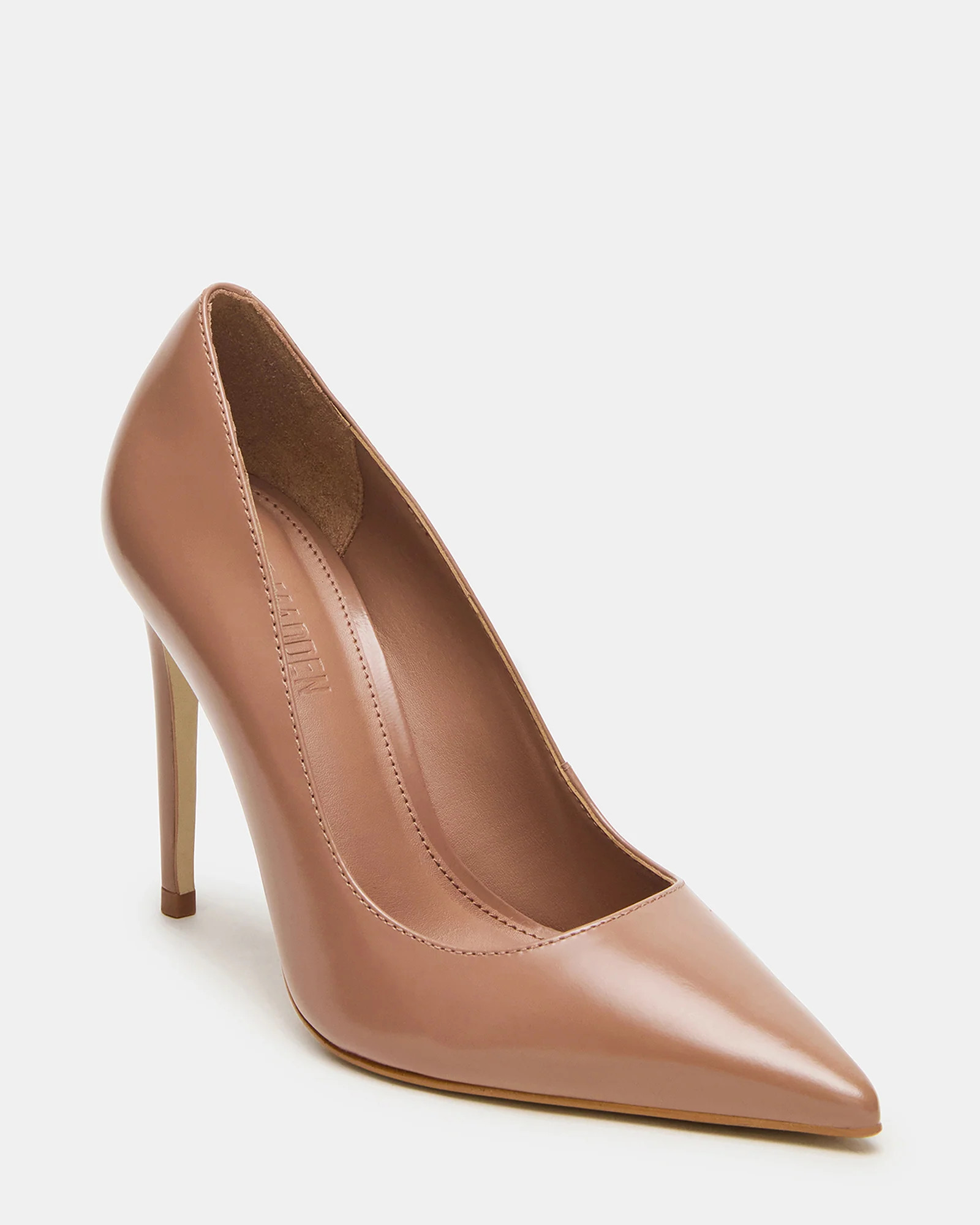 NOIR Mocha Pointed-Toe Stiletto Pump Women's Heels | Steve Madden (US)