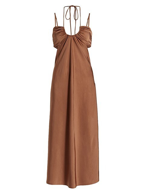 Sienna Strappy Satin Slip Dress | Saks Fifth Avenue