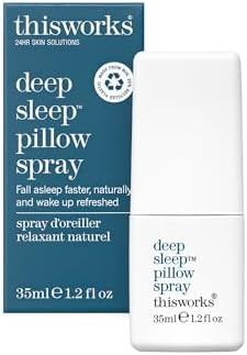 THISWORKS Deep Sleep Pillow Spray – Fast-Acting Natural Formula with Lavender for Relaxation an... | Amazon (US)