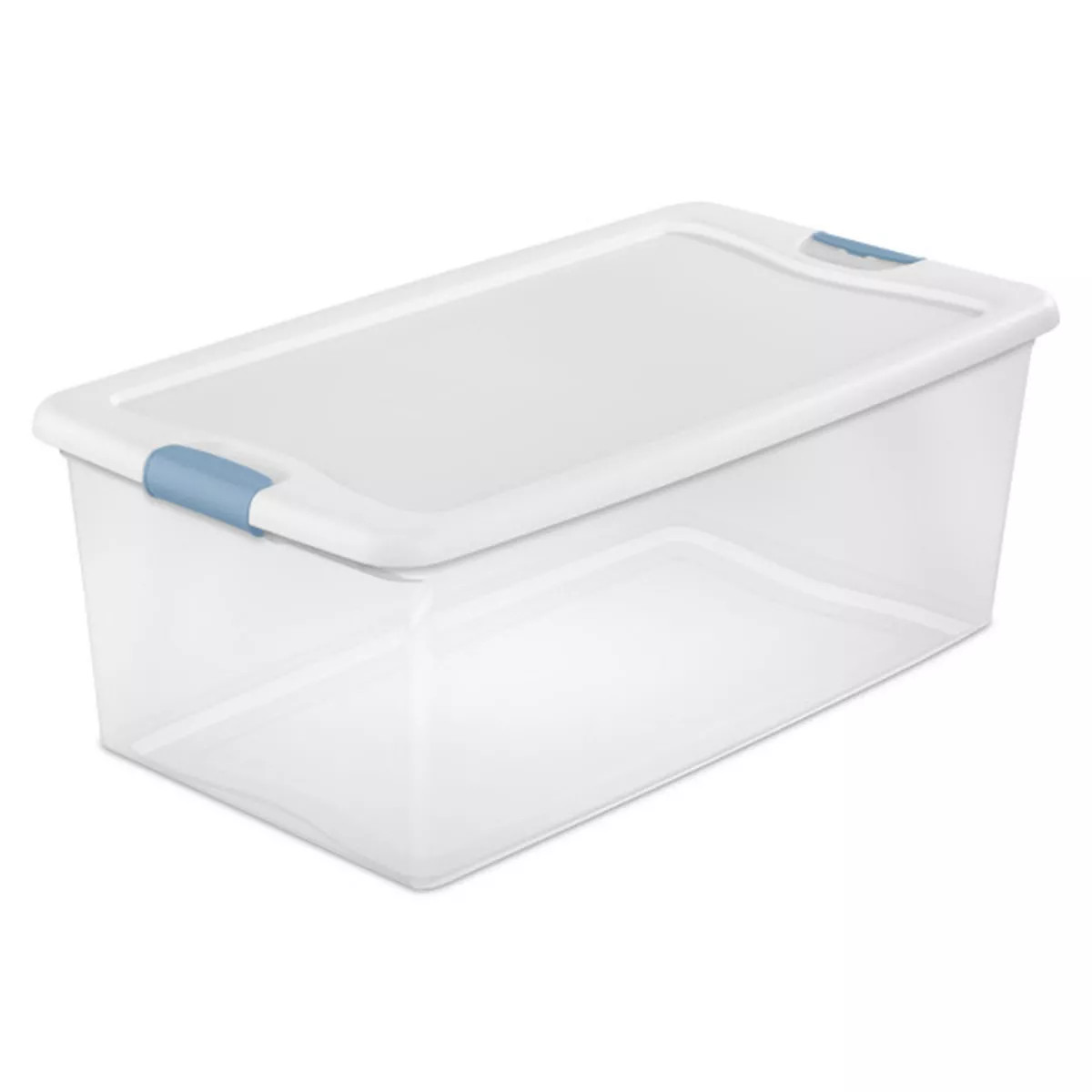 Sterilite 64 Quart Clear Plastic Stackable Storage Container Bin Box Tote with White Latching Lid... | Target
