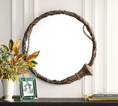 Wicked Elphaba Broom Mirror | Pottery Barn (US)