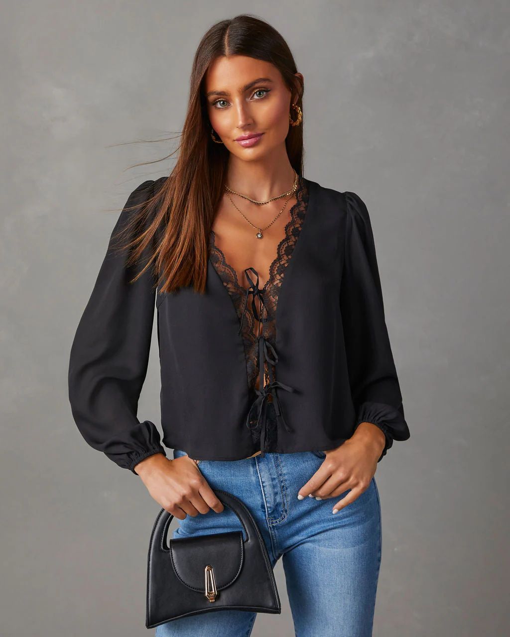 Alonso Lace Trim Top | VICI Collection