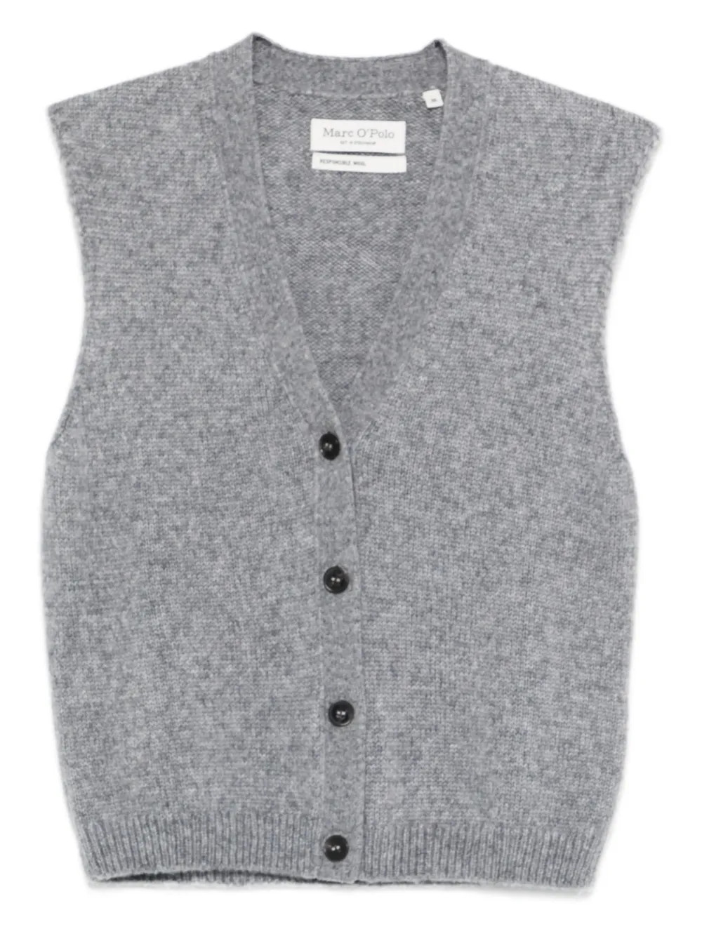 Marc O'Polo V-neck Vest | Grey | FARFETCH UK | Farfetch Global