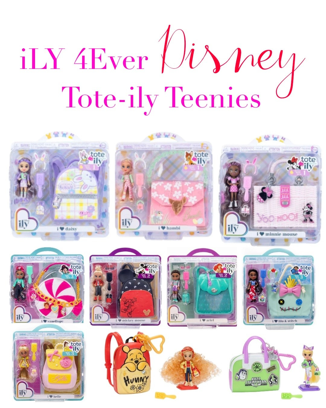 iLY 4Ever Disney Tote-ily Teenies Sets! Including new Easter sets! Mini dolls and sweet Disney accessories!

#LTKmomlife #LTKSpringSale #LTKKids