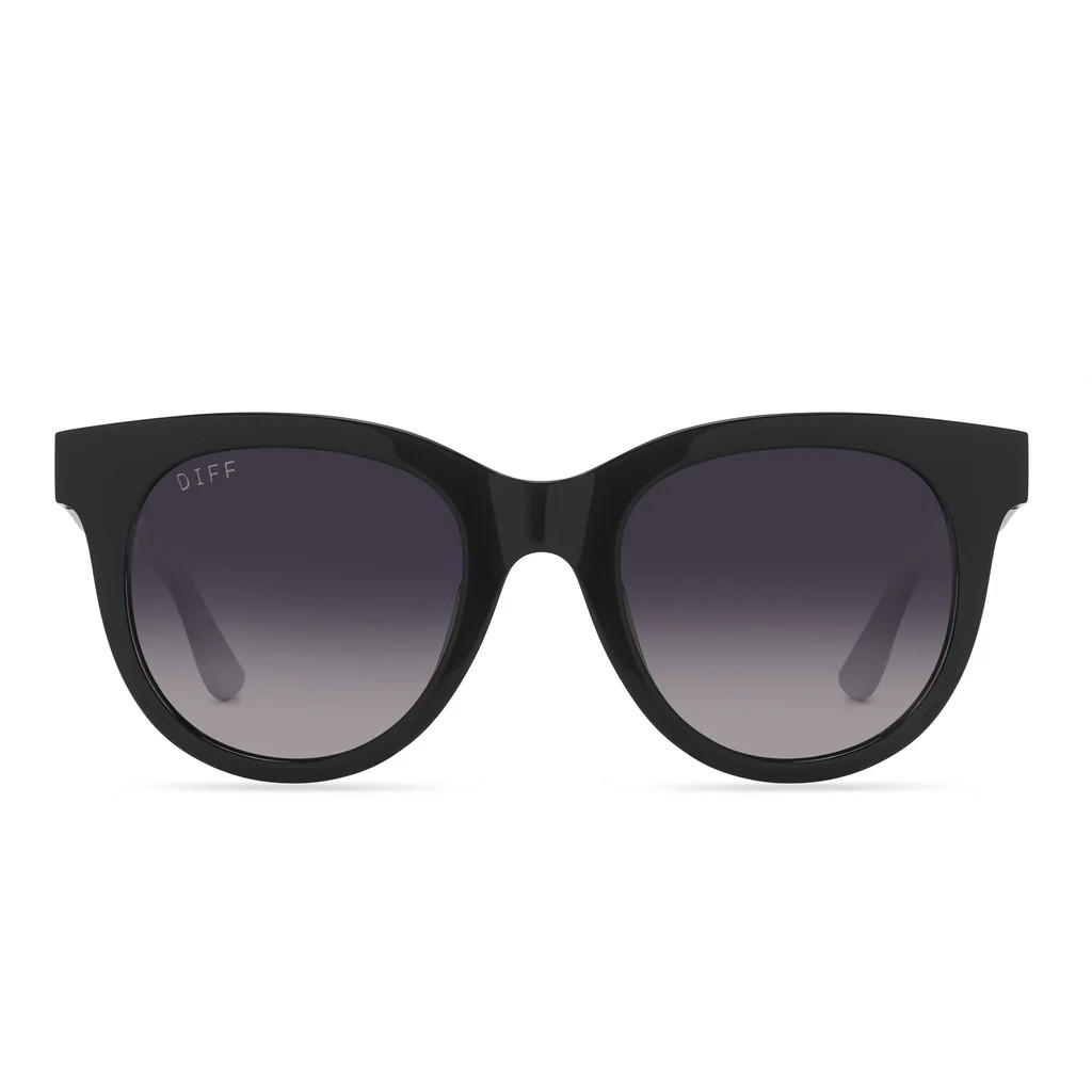 SHAY - BLACK + GREY SUNGLASSES | DIFF Eyewear