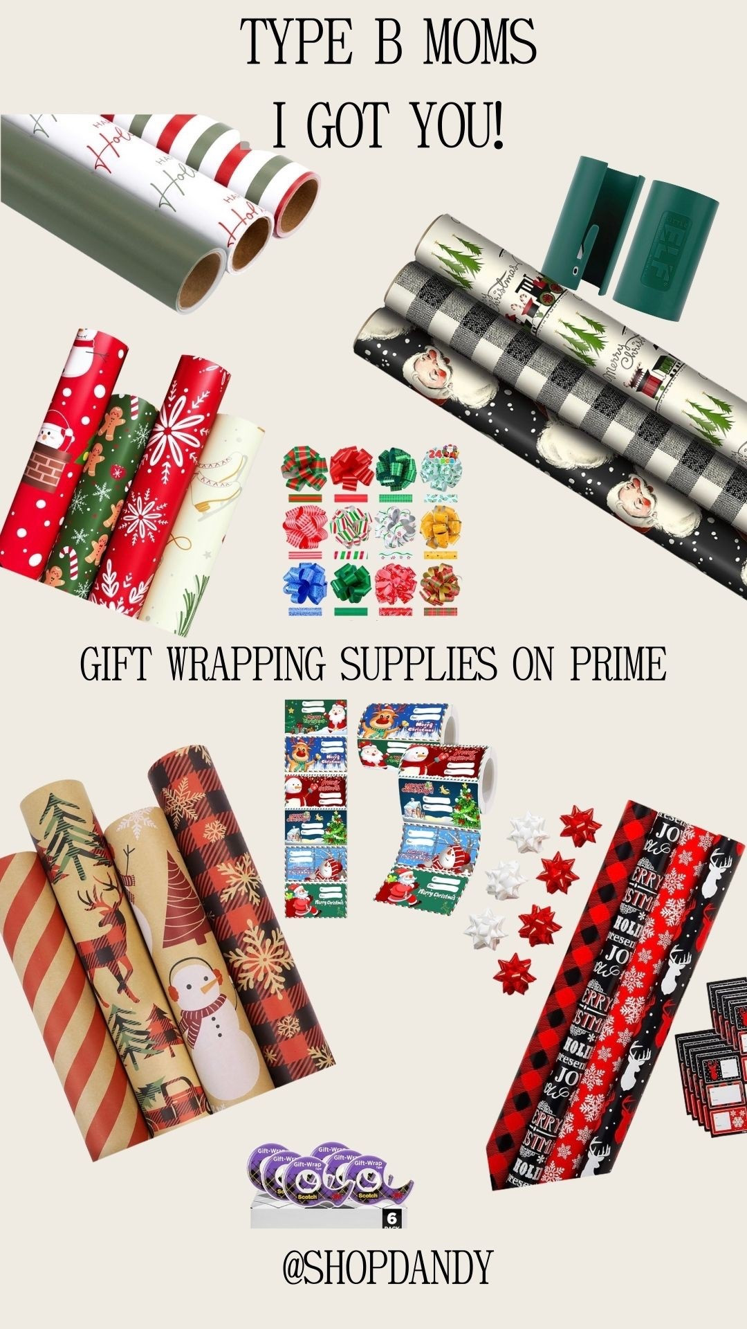 Type b moms I got you! Get those presents wrapped before Christmas Eve! 

#LTKHome #LTKKids #LTKHoliday