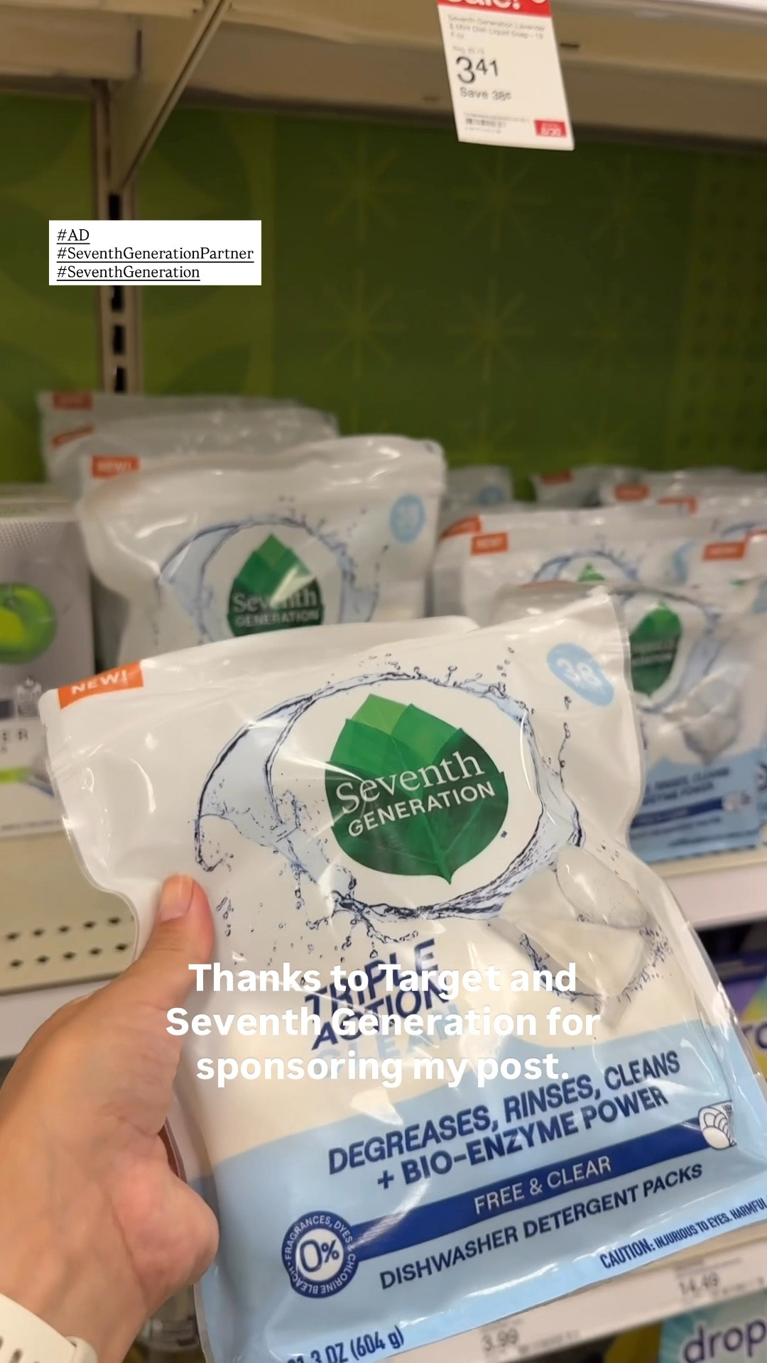 #SeventhGenerationPartner #TargetPartner #AD Try this trick next time you want a clean house 😂 The Seventh Generation Triple Action Clean dishwasher packs cuts grease, rinses clean, & tackles my toughest messes . Make sure to comment SHOP or head to @target! @seventhgeneration #SeventhGenerationPartner #TargetPartner #Target #ChorePlay


#LTKvlog #LTKHoliday #LTKmomlife