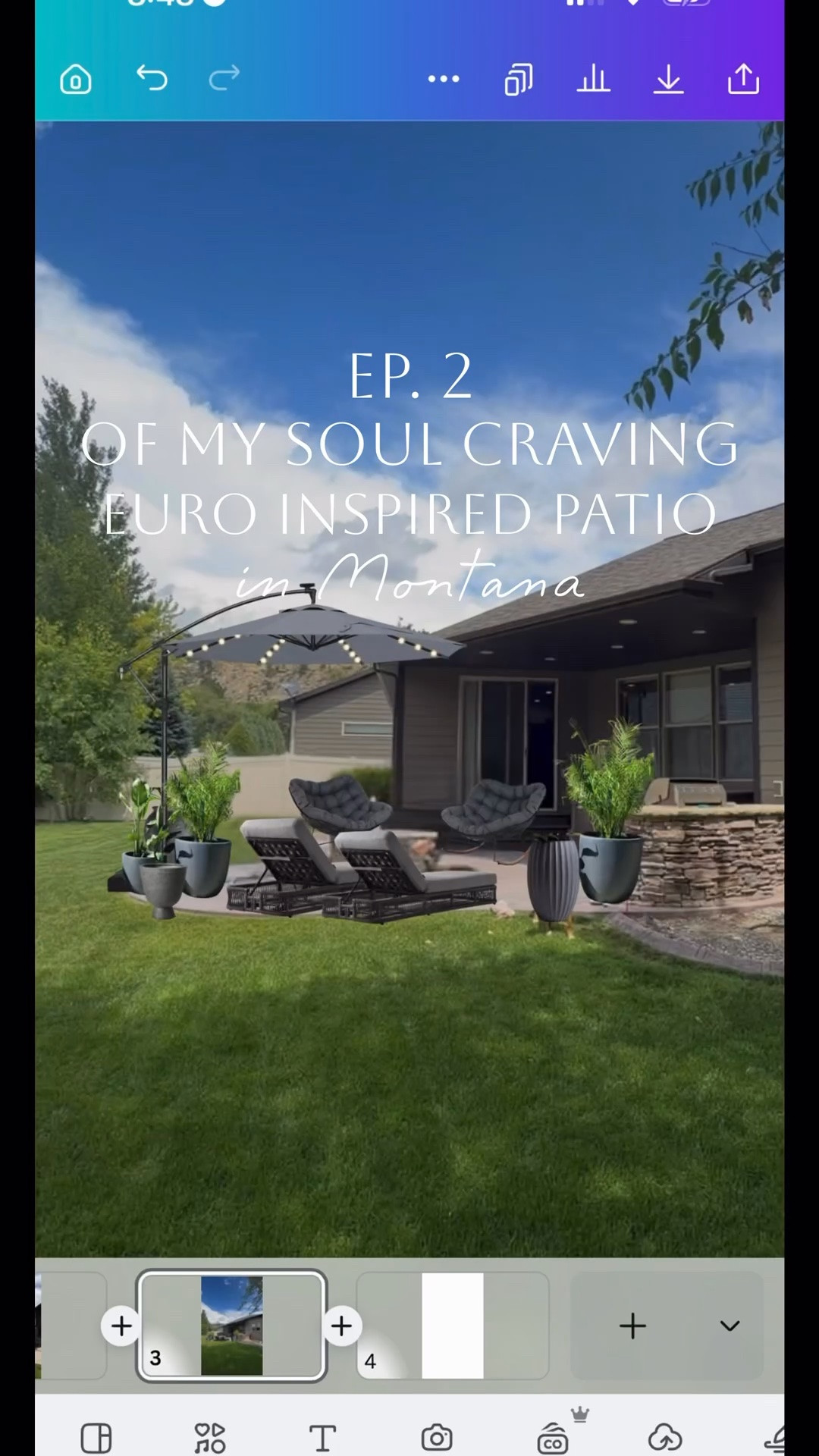 episode two of creating our euro inspired back patio in Montana 🪴 

￼

#LTKHome #LTKdayinmylife #LTKSeasonal