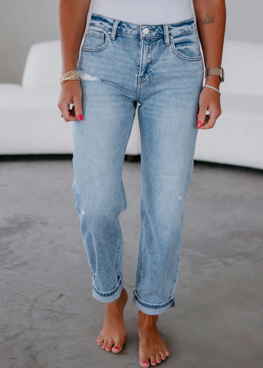 Quest Risen Boyfriend Jeans | Lauriebelles