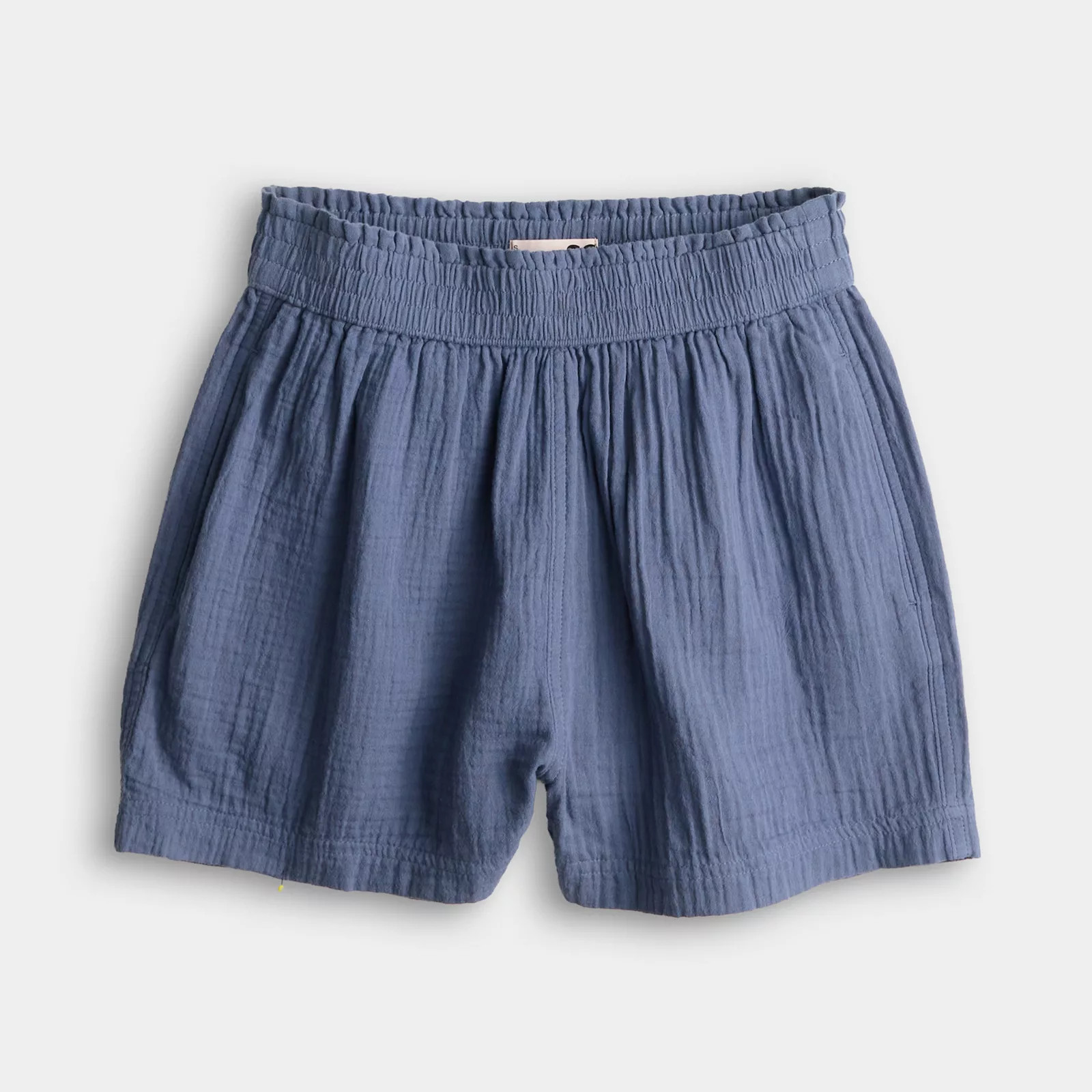 Juniors SO® High Rise Smocked Double Gauze Shorts | Kohl's